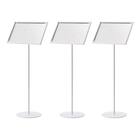 案内板 3台セット(4辺開放式 2835 W A3 WH) 2枚目画像