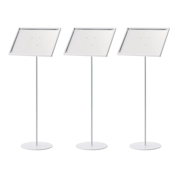 案内板 3台セット(4辺開放式 2835 W A3 WH) 2枚目画像