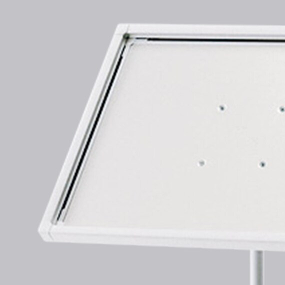 案内板 3台セット(4辺開放式 2835 W A3 WH) 4枚目画像