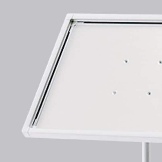 案内板 3台セット(4辺開放式 2835 W A3 WH) 4枚目画像