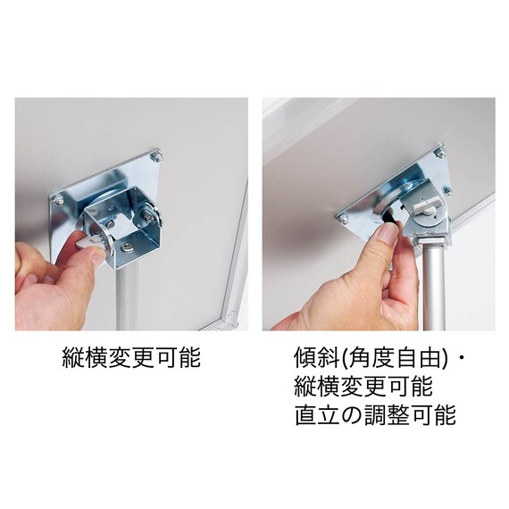 案内板 3台セット(4辺開放式 2835 W A3 WH) 6枚目画像