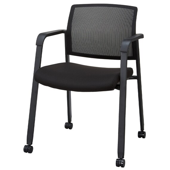 ミーティングチェア(MC1028P BK) 2枚目画像