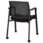 ミーティングチェア(MC1028P BK) 5枚目画像