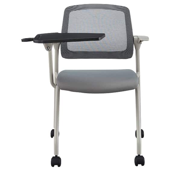 ミーティングチェア(X-20 テーブル・肘付き GY) 2枚目画像