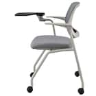 ミーティングチェア(X-20 テーブル・肘付き GY) 3枚目画像