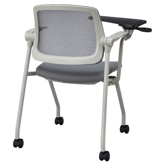 ミーティングチェア(X-20 テーブル･肘付き GY) 4枚目画像