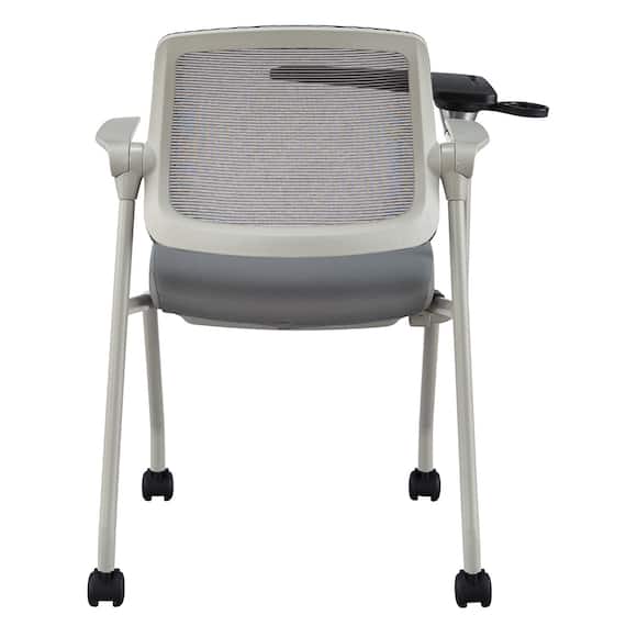 ミーティングチェア(X-20 テーブル・肘付き GY) 5枚目画像