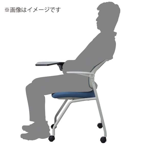 ミーティングチェア(X-20 テーブル・肘付き GY) 13枚目画像