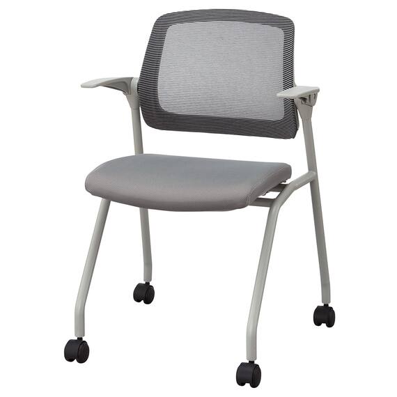 ミーティングチェア(X-20 肘付き GY) 1枚目画像