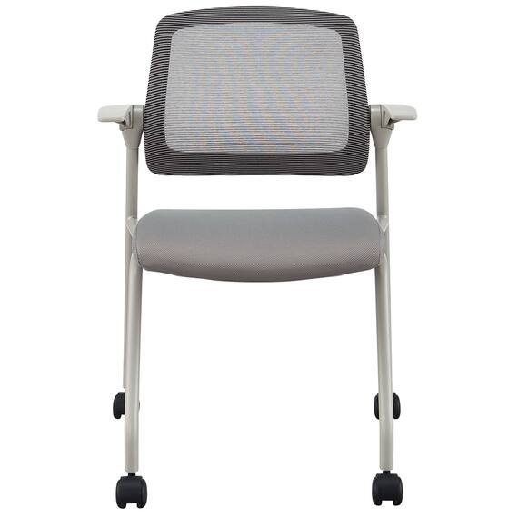 ミーティングチェア(X-20 肘付き GY) 2枚目画像