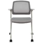 ミーティングチェア(X-20 肘付き GY) 2枚目画像