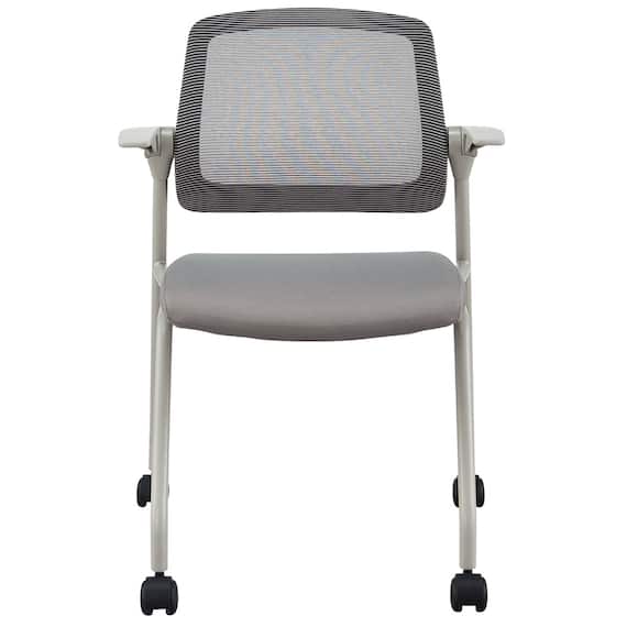 ミーティングチェア(X-20 肘付き GY) 2枚目画像