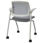 ミーティングチェア(X-20 肘付き GY) 4枚目画像