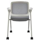 ミーティングチェア(X-20 肘付き GY) 5枚目画像