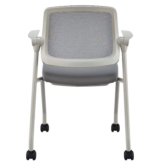 ミーティングチェア(X-20 肘付き GY) 5枚目画像