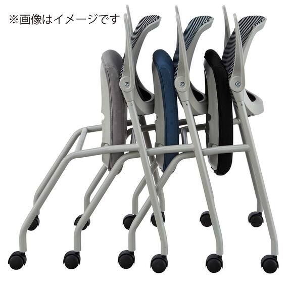 ミーティングチェア(X-20 肘付き GY) 11枚目画像