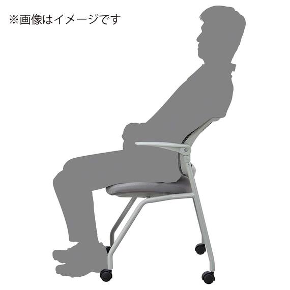 ミーティングチェア(X-20 肘付き GY) 12枚目画像