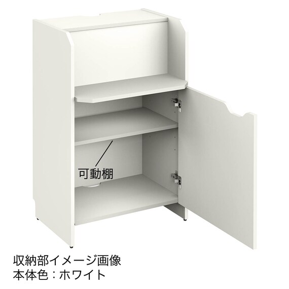 無人受付カウンター(RFRCB-6047 WN) 3枚目画像