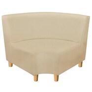 合皮ソファ(Nスクエア Rコーナー A-80 木製脚NA)