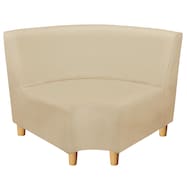 合皮ソファ(Nスクエア Rコーナー A-80 木製脚NA)