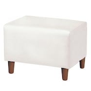 1人用合皮ベンチソファ(Nスクエア A-HG 木製脚BR)