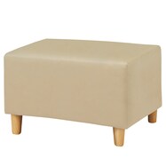 合皮スツール(Nスクエア A-80 木製脚NA)