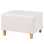 合皮スツール(Nスクエア A-HG 木製脚NA)