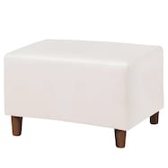 合皮スツール(Nスクエア A-HG 木製脚BR)