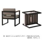 1人用布張りソファ(クレモアM 肘なし SE) 4枚目画像