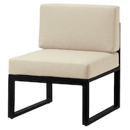 【屋外対応】1人用布張りソファ(クレモアM 肘なし GA48022-0000)