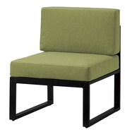 【屋外対応】1人用布張りソファ(クレモアM 肘なし GA48022-0000)