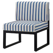 【屋外対応】1人用布張りソファ(クレモアM 肘なし GA58030-0000)