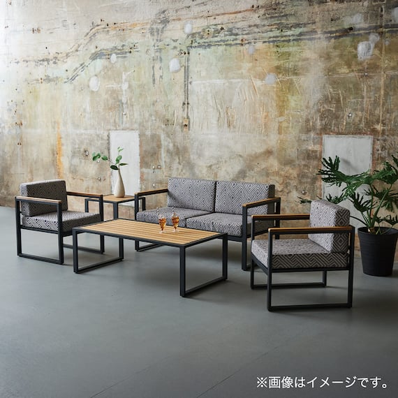 【屋外対応】センターテーブル(クレモア 1010 正方形) 5枚目画像