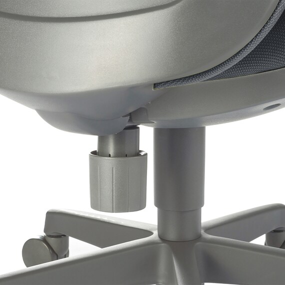 オフィスチェア(OA-3105 ローバック 布 GY) 5枚目画像