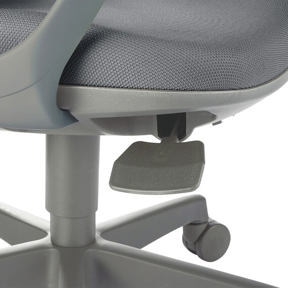 オフィスチェア(OA-3105 ローバック 布 GY) 6枚目画像