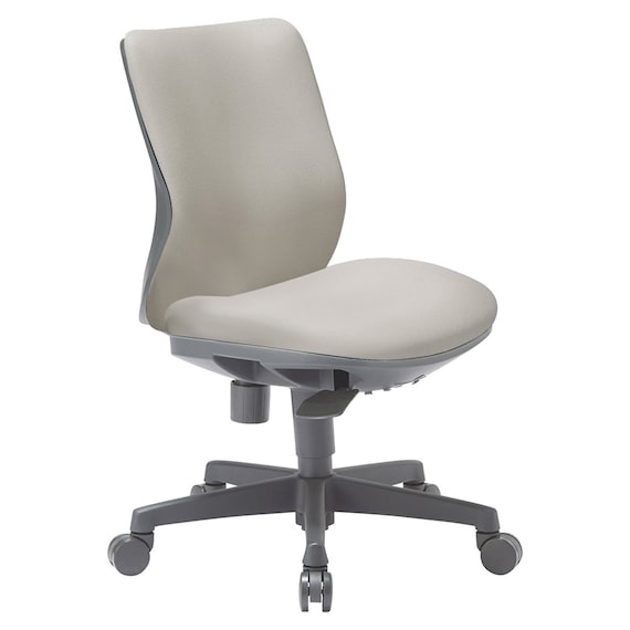オフィスチェア(OA-3105 ローバック PVC LGY) 1枚目画像