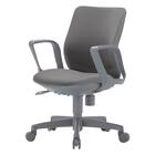 オフィスチェア(OA-3115 ローバック 布 肘付き GY) 1枚目画像