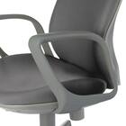 オフィスチェア(OA-3115 ローバック 布 肘付き GY) 3枚目画像