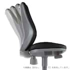 オフィスチェア(OA-3115 ローバック 布 肘付き GY) 4枚目画像