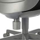 オフィスチェア(OA-3115 ローバック 布 肘付き GY) 5枚目画像