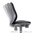 オフィスチェア(OA-3115 ローバック PVC 肘付き LGY) 4枚目画像