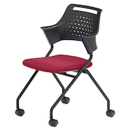 ミーティングチェア(MC587B 背面:樹脂/座面:布)