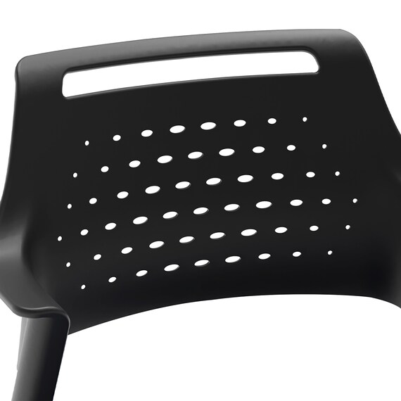 ミーティングチェア(MC587B 背:樹脂 BK) 3枚目画像