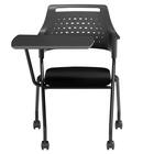 ミーティングチェア(MC587TRB 背:樹脂 右側メモ台付き BK) 3枚目画像