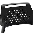 ミーティングチェア(MC587TRB 背:樹脂 右側メモ台付き BK) 4枚目画像