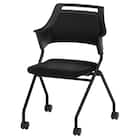 ミーティングチェア(MC597B 背:パッド BK) 1枚目画像