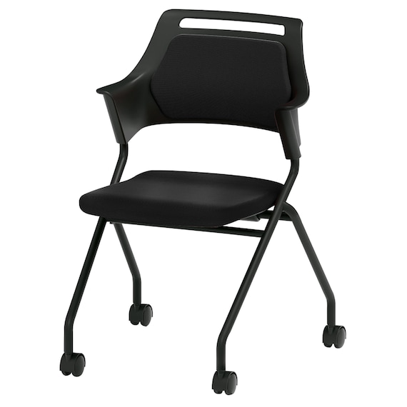 ミーティングチェア(MC597B 背:パッド BK) 1枚目画像