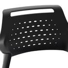 ミーティングチェア(MC587B PVC 背:樹脂 BK ) 3枚目画像