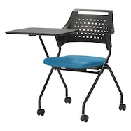 ミーティングチェア(MC587TRB メモ台付き 背面:樹脂/座面:PVC)