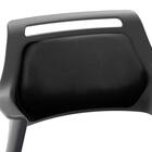 ミーティングチェア(MC597B PVC 背:パッド BK) 3枚目画像